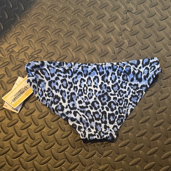 Michael Kors • NWT Blue Animal Print Bikini Bottoms RW1 - Picture 2 of 2